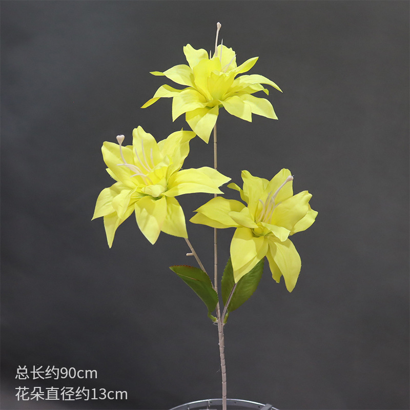 Serie de bodas de rosas amarillas Material floral de simulación Centro comercial de bodas Fondo de decoración de ventana Guía de ruta Arreglo floral Arreglo floral Arreglo floral