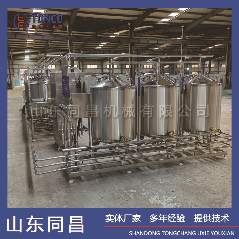 山东同昌5吨鲜奶成套设备 酸奶生产线设备厂家 全自动乳品生产线