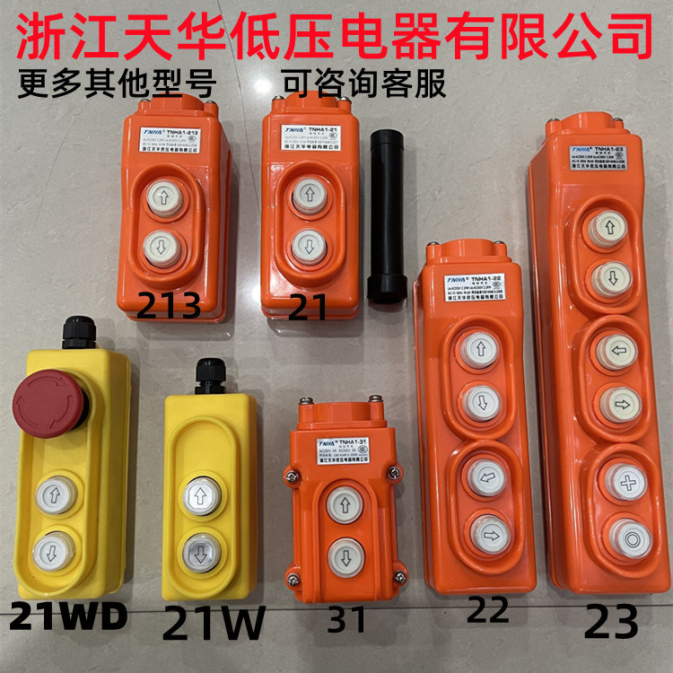 浙江天华低压电器有限公司TNHA1-21 22 23 213 31 32WD 按钮开关