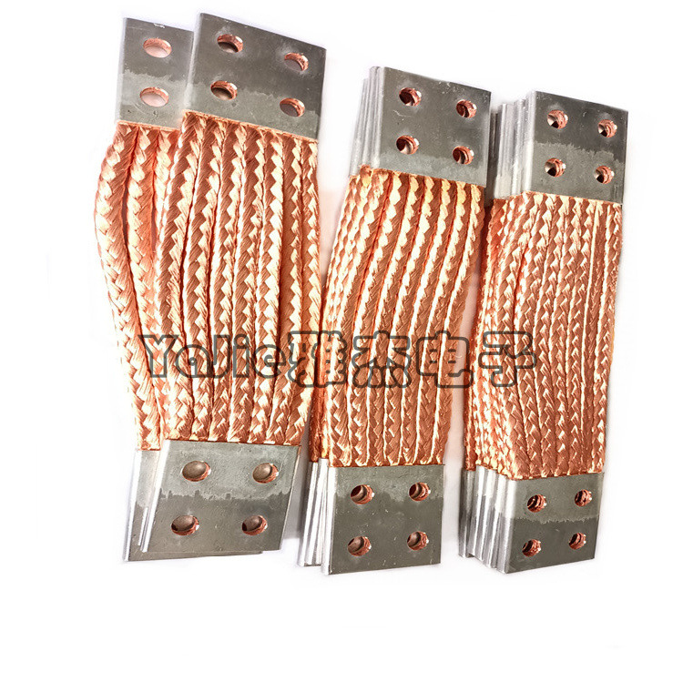 定制大电流特软铜编织带软连接 电刷线 多股铜绞线软连接易弯曲