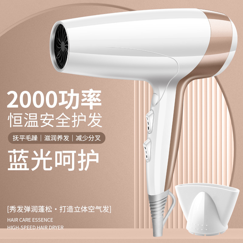 国境を越えたヘアドライヤー家庭用寮冷熱風マイナスイオンネット赤大出力ギャラリー電気ブローメーカー卸売り|undefined