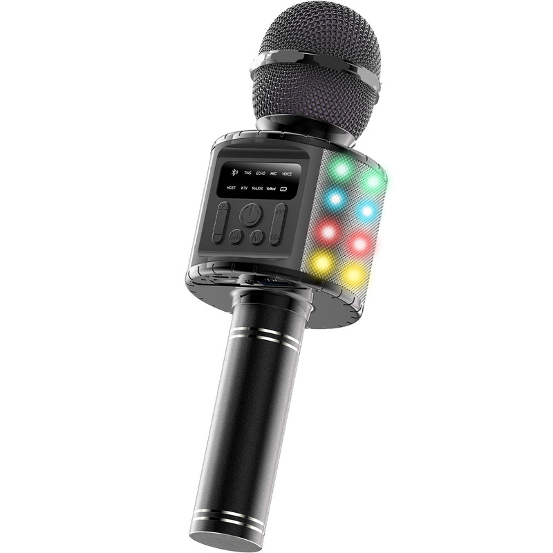 Q9Max Bluetooth Microphone Karaoke Device for Children, Handheld Wireless Microphone with Screen and Integrated Speaker, Private Model Q9Max Bluetooth Microphone Karaoke Device for Children, Handheld Wireless Microphone with Screen and Integrated Speaker, Private Model