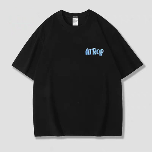 220g pure cotton 2025 men's short-sleeve T-shirt, INS trendy brand base layer top, summer simple and versatile, large size