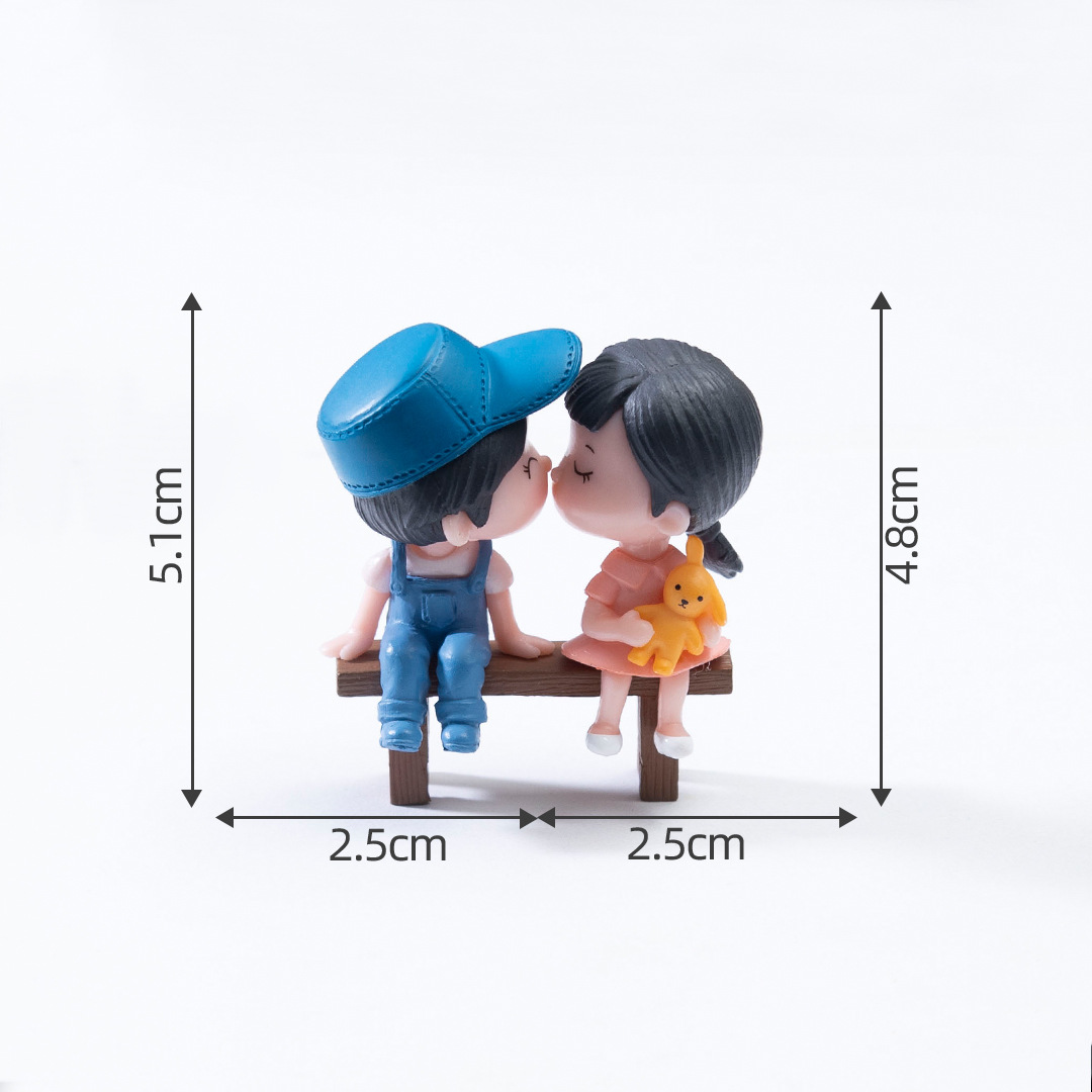블루 파우더 페어 + 스툴
