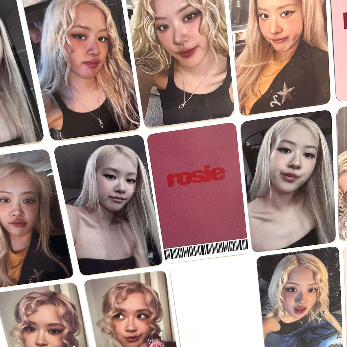 Blackpink ROSE SOLO маленькая карта ROSIE вспышка маленькая карта K4 специальная карта Пак Цайинь Луо Цзе