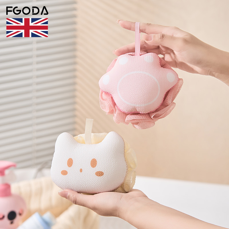 New popular cartoon bath balls foaming girls bathing cute bath balls…