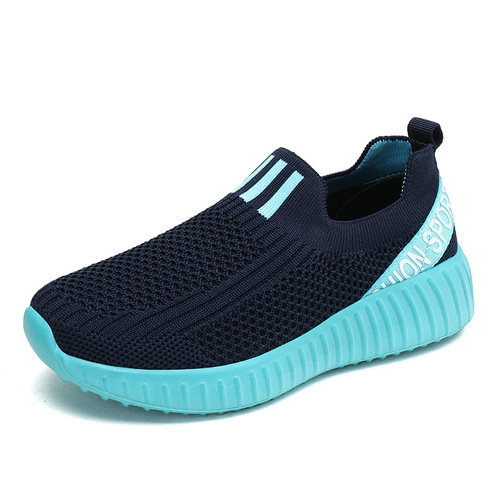 Factory direct supply of children's shoes wholesale single mesh hollow shoes cross-border summer mesh shoes children's sports shoes slip-on casual shoes