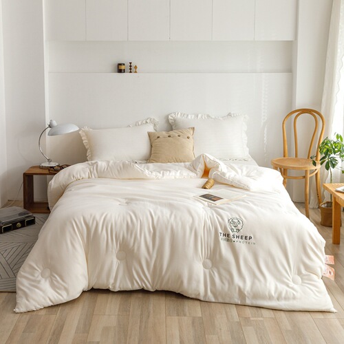 Winter cashmere protein soybean fiber thickened spring and autumn double-boost protein warm double warmth double-layer duvet core