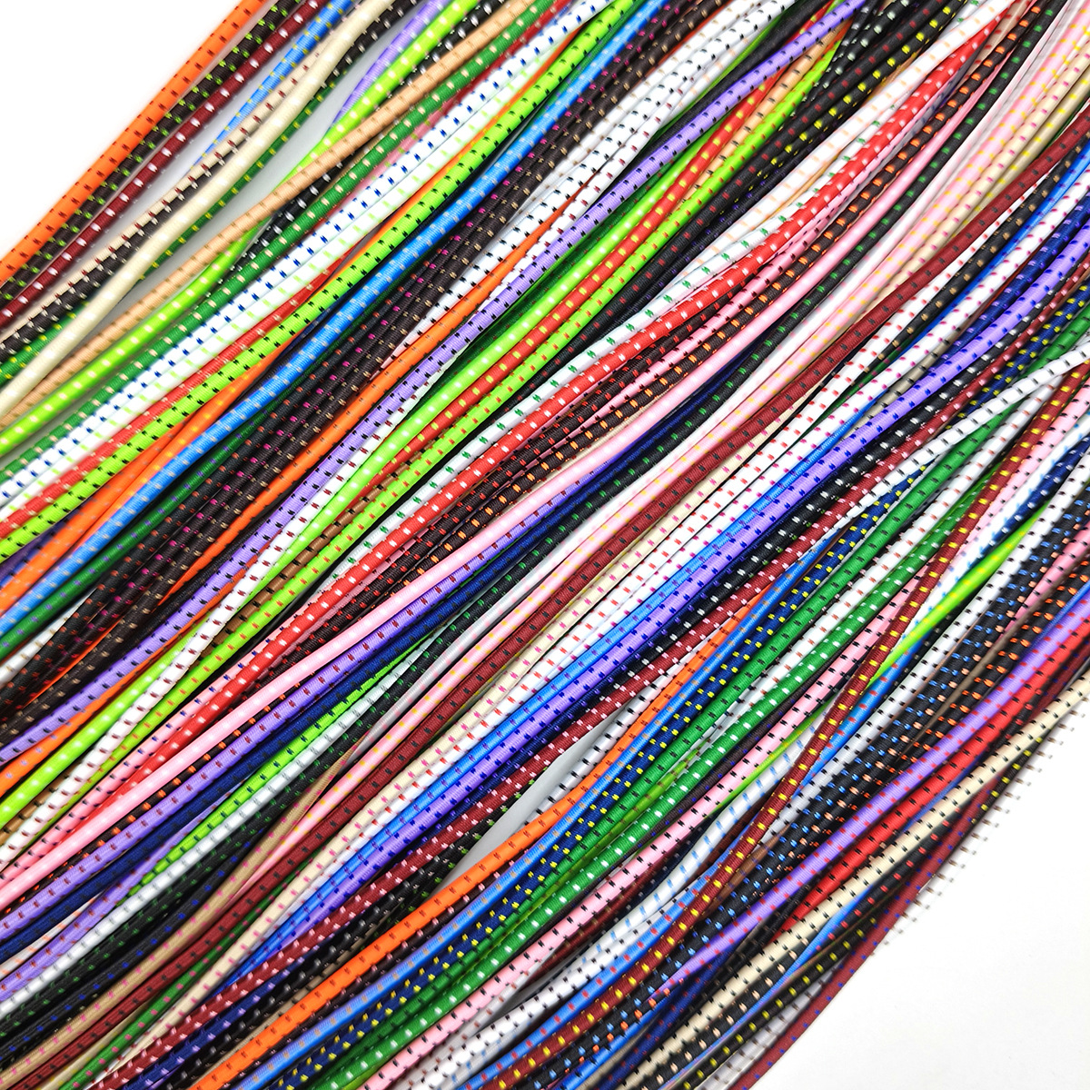 144 color 3mm punto de salto de color de alta elasticidad cordón de zapatos redondo ropa de banda de borde punto de onda núcleo de color redondo elástico