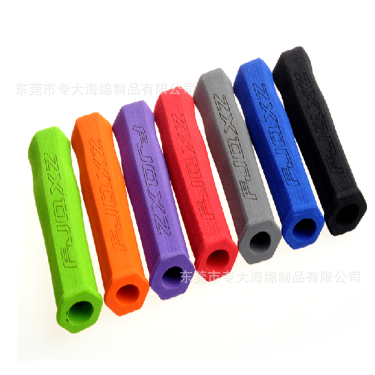 镭射logo把套 自行车平衡车壁虎把套 蝴蝶车套吸汗防滑泡棉护套