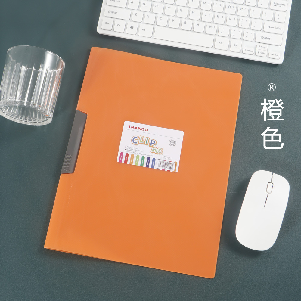 Carpeta PP tipo abrazadera lateral rotativa carpeta de datos de gran capacidad carpeta de datos de archivo de prueba especial para estudiantes