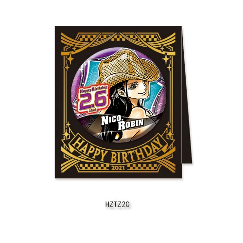 Бейдж дня рождения Comic Factory ONE PIECE Лuffy Zoro Chopper Sanji Nami стойка для бейджей на день рождения