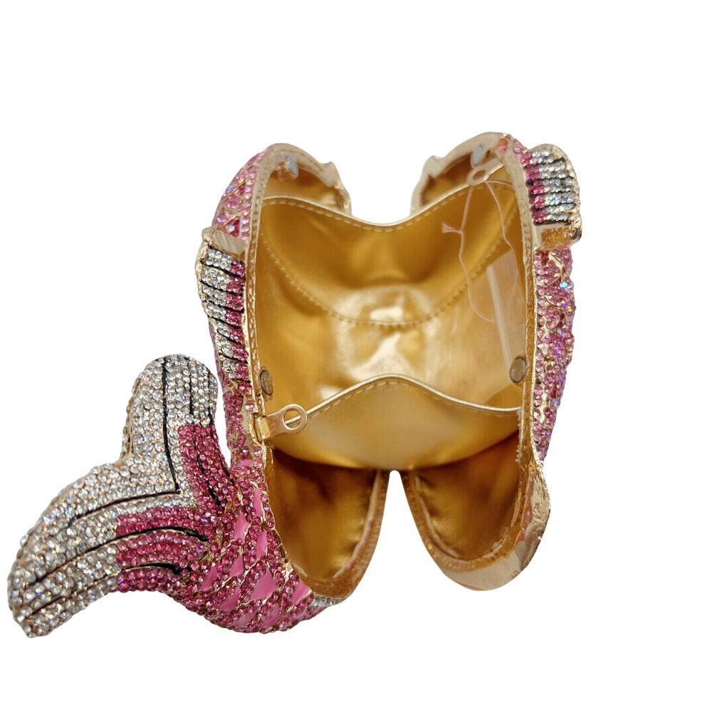 Clutch bag carpa transfronteriza diamantes paquete de banquete paquete de cena paquete de diamantes huecos bolsa de mano de mujer