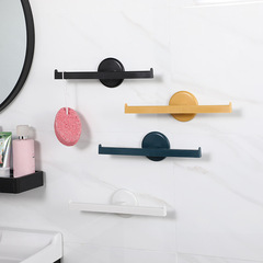 廠家家用免打孔毛巾架子房間牆壁無痕多功能強力衛浴收納架子