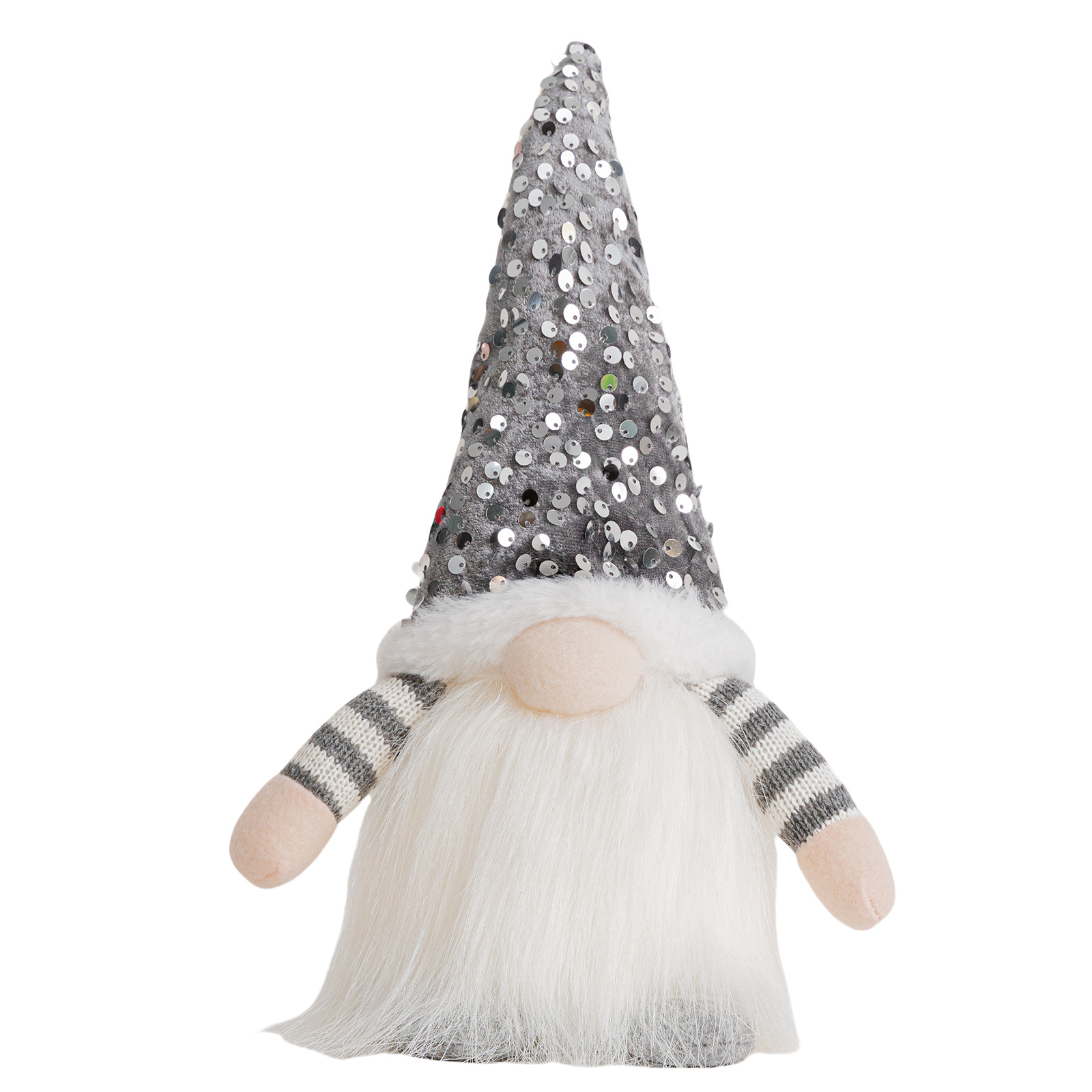 Navidad transfronteriza muñeca sin rostro decoración gorra de sequillas puede brillar adornos encantadores enanos Rudolf