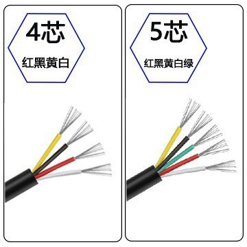 1185家用电器内部连接线28~14AWG单芯屏蔽线PVC镀锡铜环保电子线