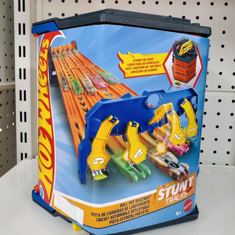 Hot Wheels Electric Four-Ring Collision Track Set Children's Toy Boys' Educational Assembly Race Track Hot Wheels Electric Four-Ring Collision Track Set Children's Toy Boys' Educational Assembly Race Track