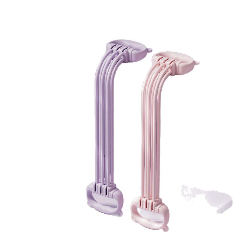 肩を開けて背中を美しくするための調節可能な6連テンションバンド、ストレッチロープ、女性用家庭用8の字フィットネステンションアーティファクト|undefined