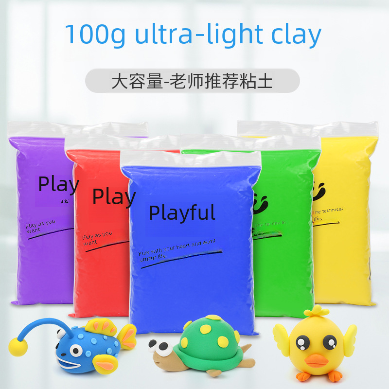 Clay 100g wholesale 24 color Plasticine ultralight clay 36 color 100g diy educational toys space colored clay