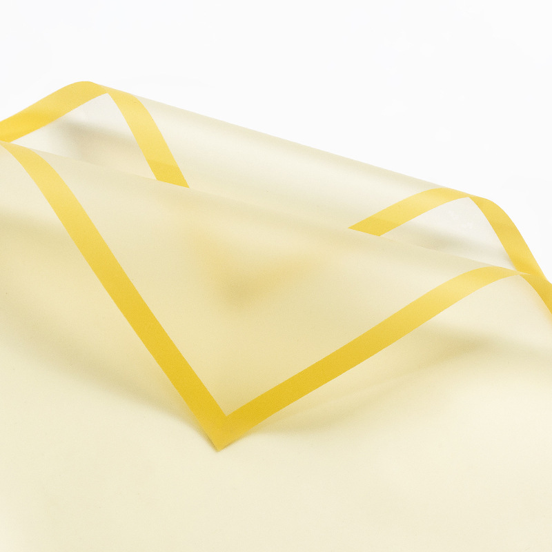 Papel de Envolver Rosa Estilo Coreano Plástico BOPP Impermeable para Ramo de Flores