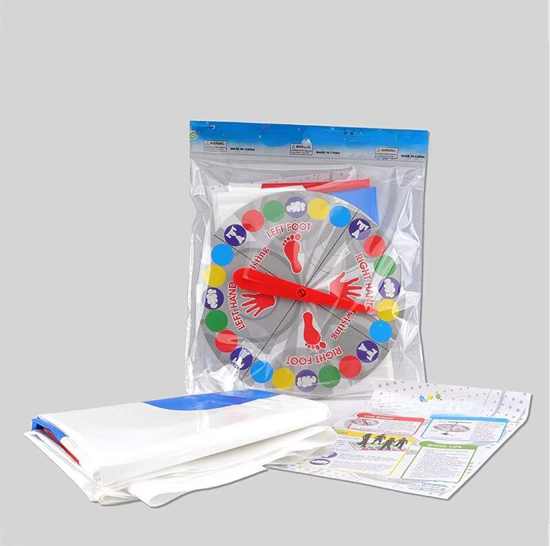 Twister cuerpo de torsión juguete multi-Persona partido juego de mesa al aire libre juego interactivo entre padres e hijos alfombra