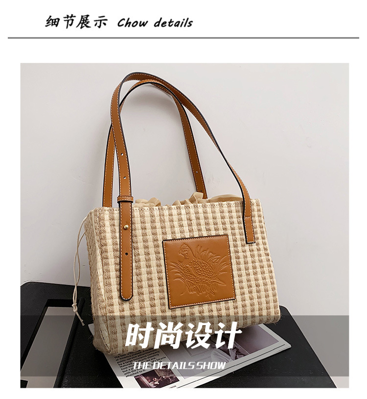 Simple Stripe Commuter Tote Bag display picture 21
