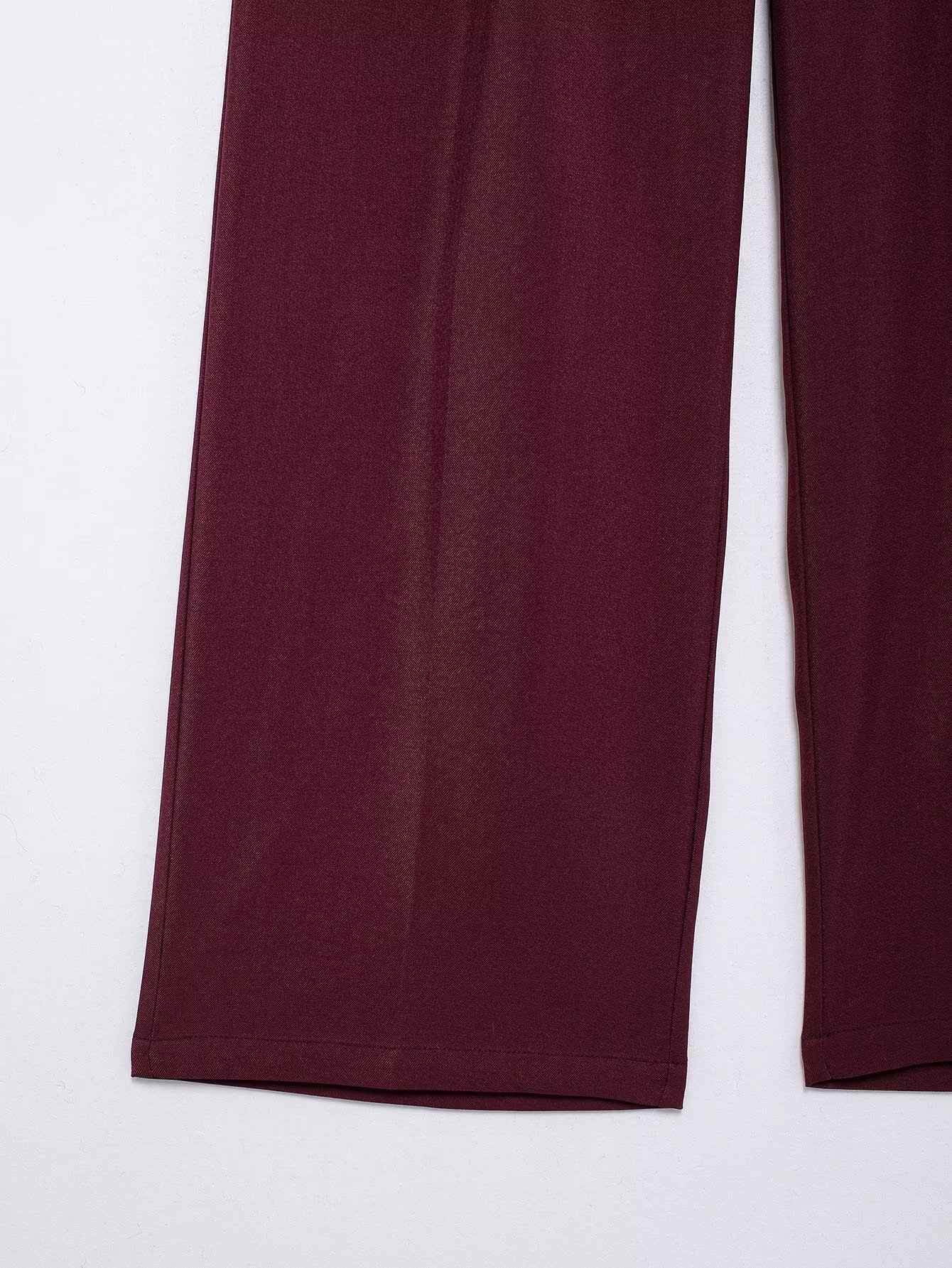 GraceChic 168983-2024 New Women's Fashion European And American Style Ancora Red Double-Breasted + Blazer Pants Set_voghion.com