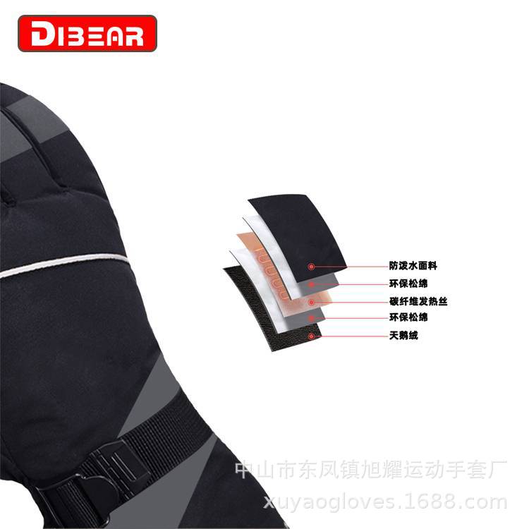 Mayorista transfronterizos hombres y mujeres al aire libre ciclismo calentamiento calentamiento guantes de esquí pantalla táctil antifrío calentamiento jugar nieve frío