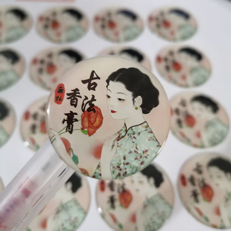 Factory Customized Crystal Glue Stickers, Self-Adhesive Luggage Stickers, Nail Chopsticks, Pet Buckles, Crystal Glue