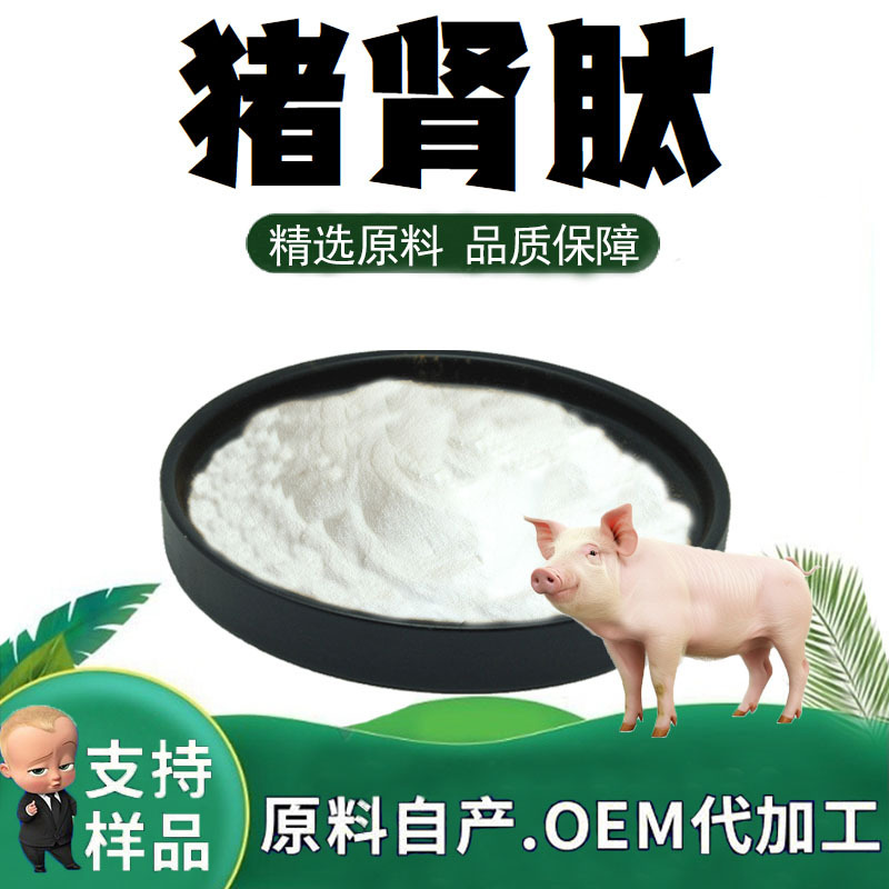 Pork Kidney Peptide Powder 98% Water-Soluble Small Molecule Animal Protein Peptide Fine Powder Food-Grade Raw Material in Stock with Free Shipping
