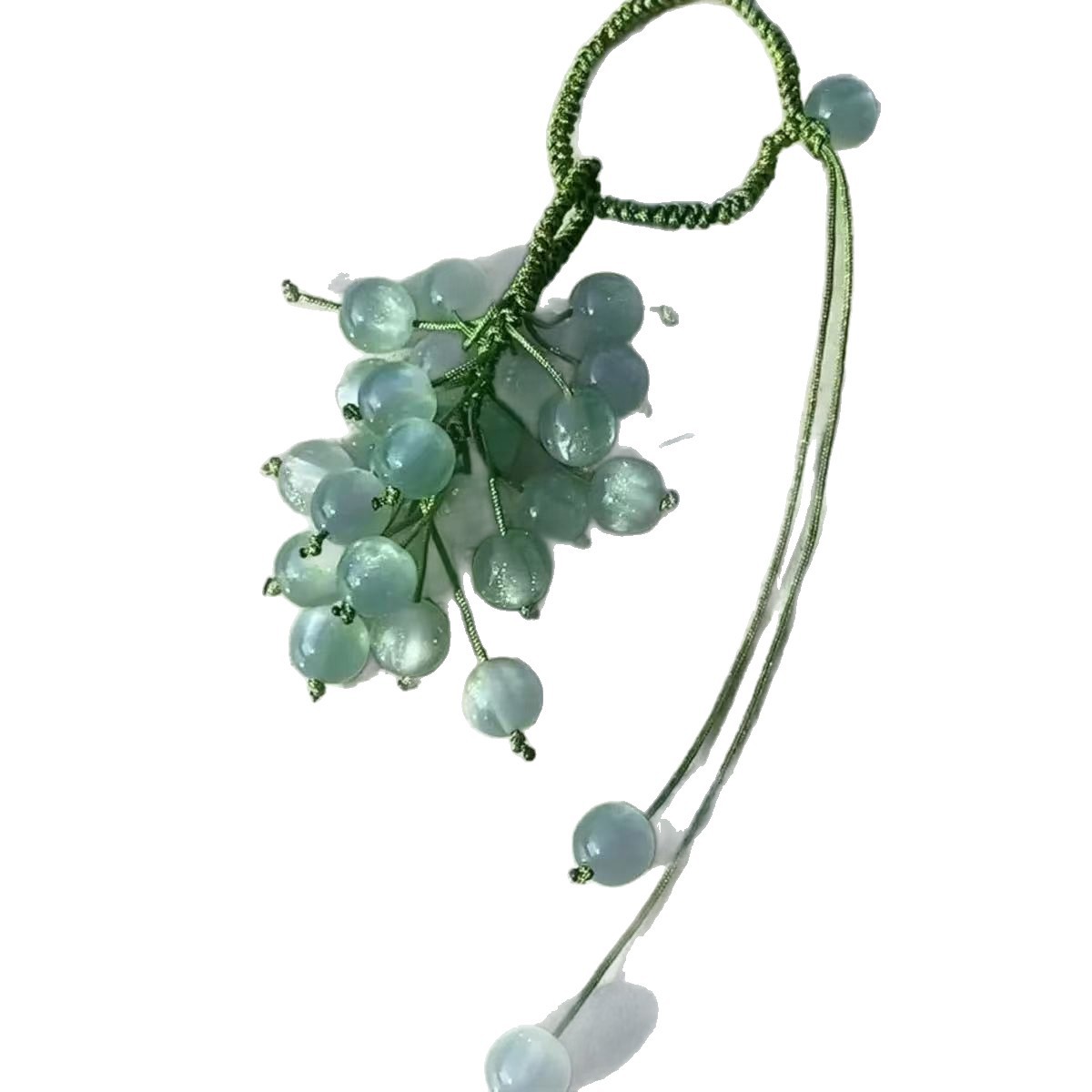 Color-Changing Grape Handmade DIY Pendant Uv Color-Changing Beads Woven Car Hanging Bag Hanging Keychain Mobile Phone Pendant
