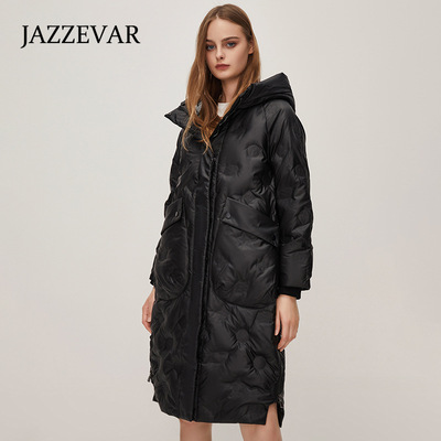 Jiaze have more cash than can be accounted for Down Jackets Hooded keep warm Versatile 2022 winter new pattern Korean Edition lovers Same item coat