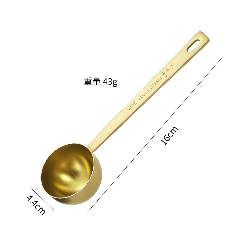 ステンレス計量スプーン304粉ミルクスプーン15/30mlコーヒー豆計量スプーン台所焙煎粉計スプーン計量スプーン|undefined