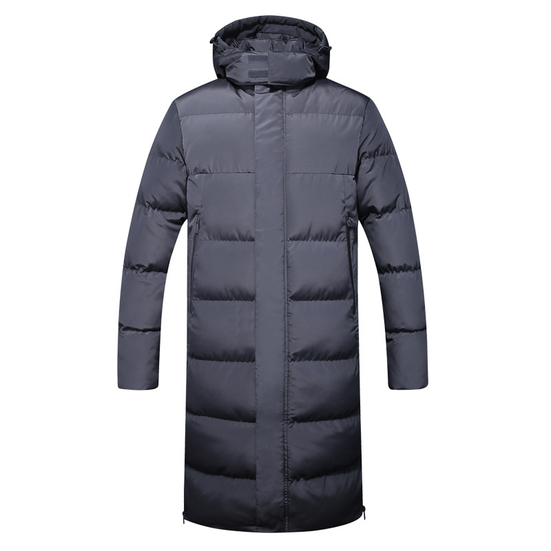 Men's Clothing mid length cotton coat for men mid length plus velvet and thickened dad cotton coat defense uniform winter cotton coat for men_voghion.com