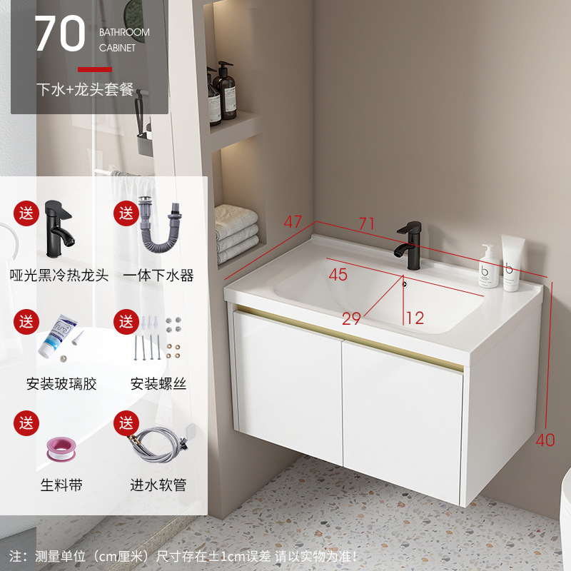 Blanco 70 cuenca gabinete + grifo