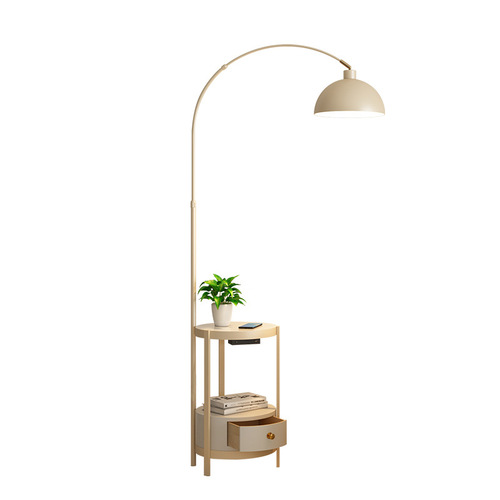  New Cream Style Living Room Fishing Lamp Side Table Floor Lamp Next to Sofa Integrated Light Luxurious Standing Lamp Table Lamp