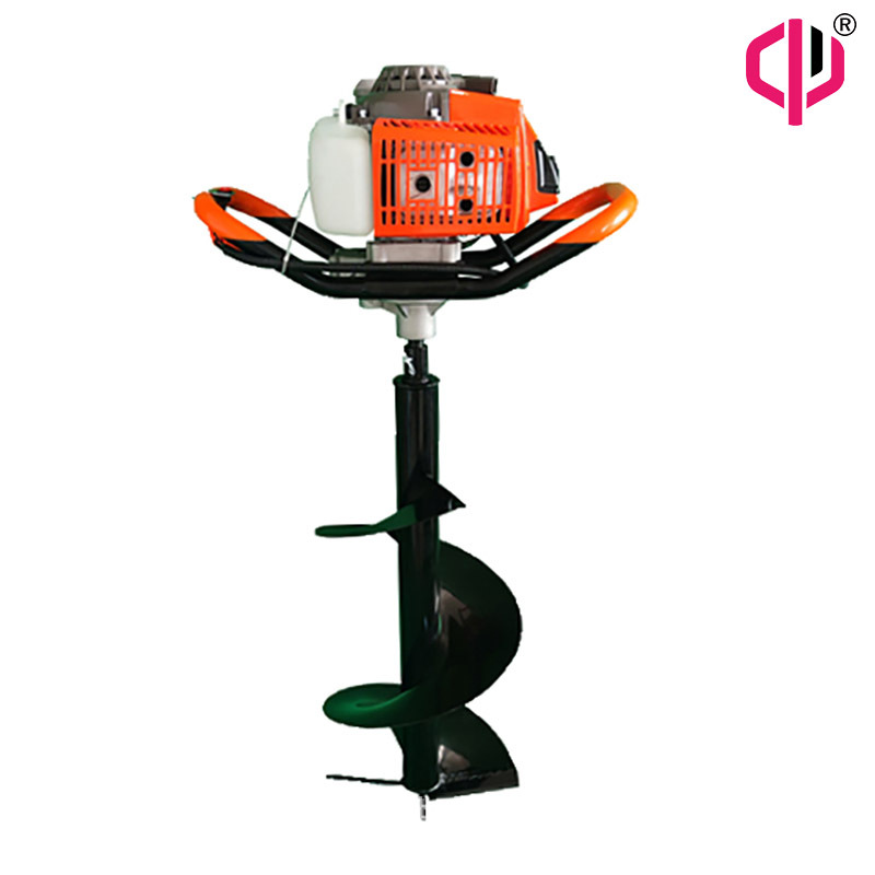 52cc小型汽油挖坑机 园林绿化植树钻坑机  手提式汽油植树挖坑机