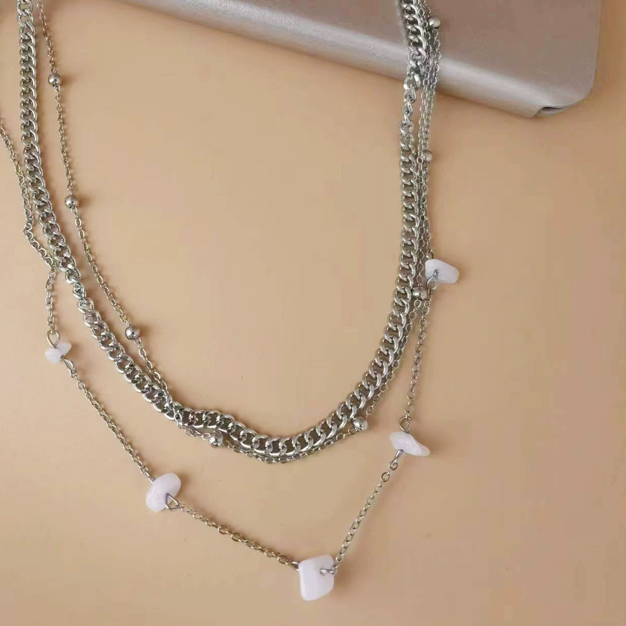 Small metal suit, belt, accessory, Chanel style