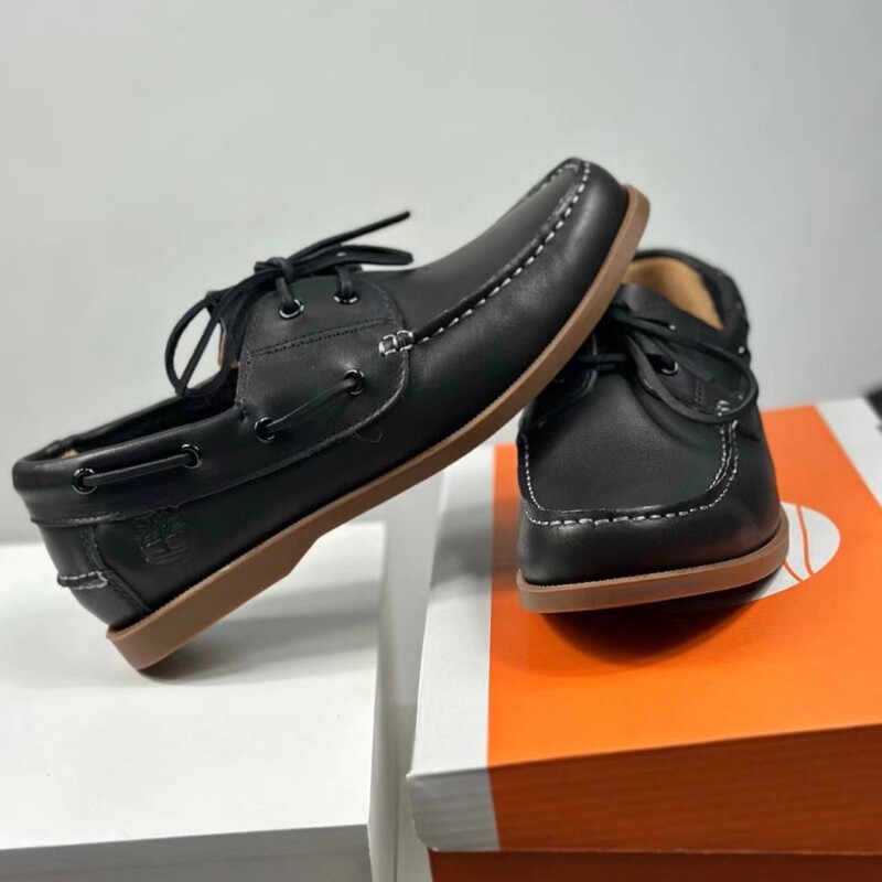 Cross-Border Men's Shoes, Foreign Trade Two-Eye Boat Shoes, Men's Korean Style Trendy Driving Loafers, Casual Shoes, Leather Shoes for Men