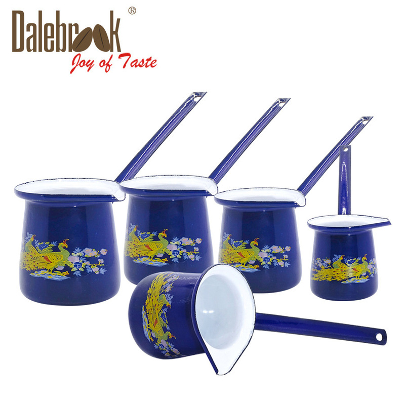 Dalebrook Turkish enamel coffee cup set coffee pot coffee utensils DZEZVE cezve Dalebrook Turkish enamel coffee cup set coffee pot coffee utensils DZEZVE cezve