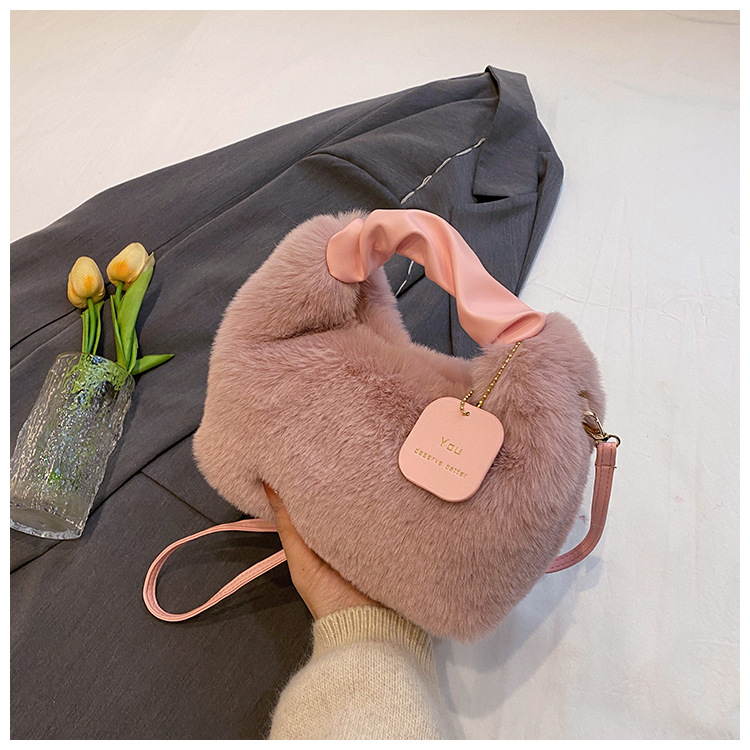 2023 Autumn/Winter Versatile Simple Solid Color Single Room Crossbody Bag Women's Fashion_voghion.com