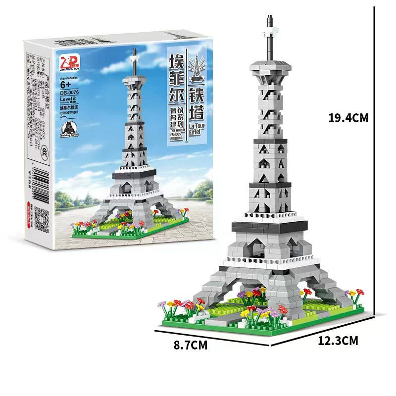 Набор конструкторов совместимый с Lego, архитектура в национальном стиле, многоп-model (до 6066 вариантов)