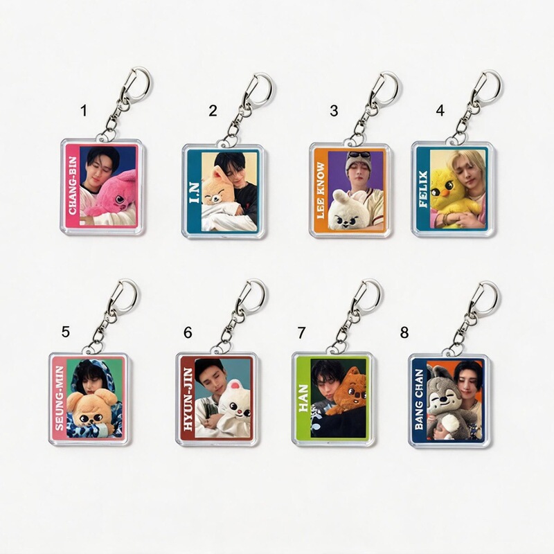 Stray Kids Lee Felix, Bang Chan, SKZOO Lee Minho, Han Ji, bag pendant keychain 1955 Stray Kids Lee Felix, Bang Chan, SKZOO Lee Minho, Han Ji, bag pendant keychain 1955