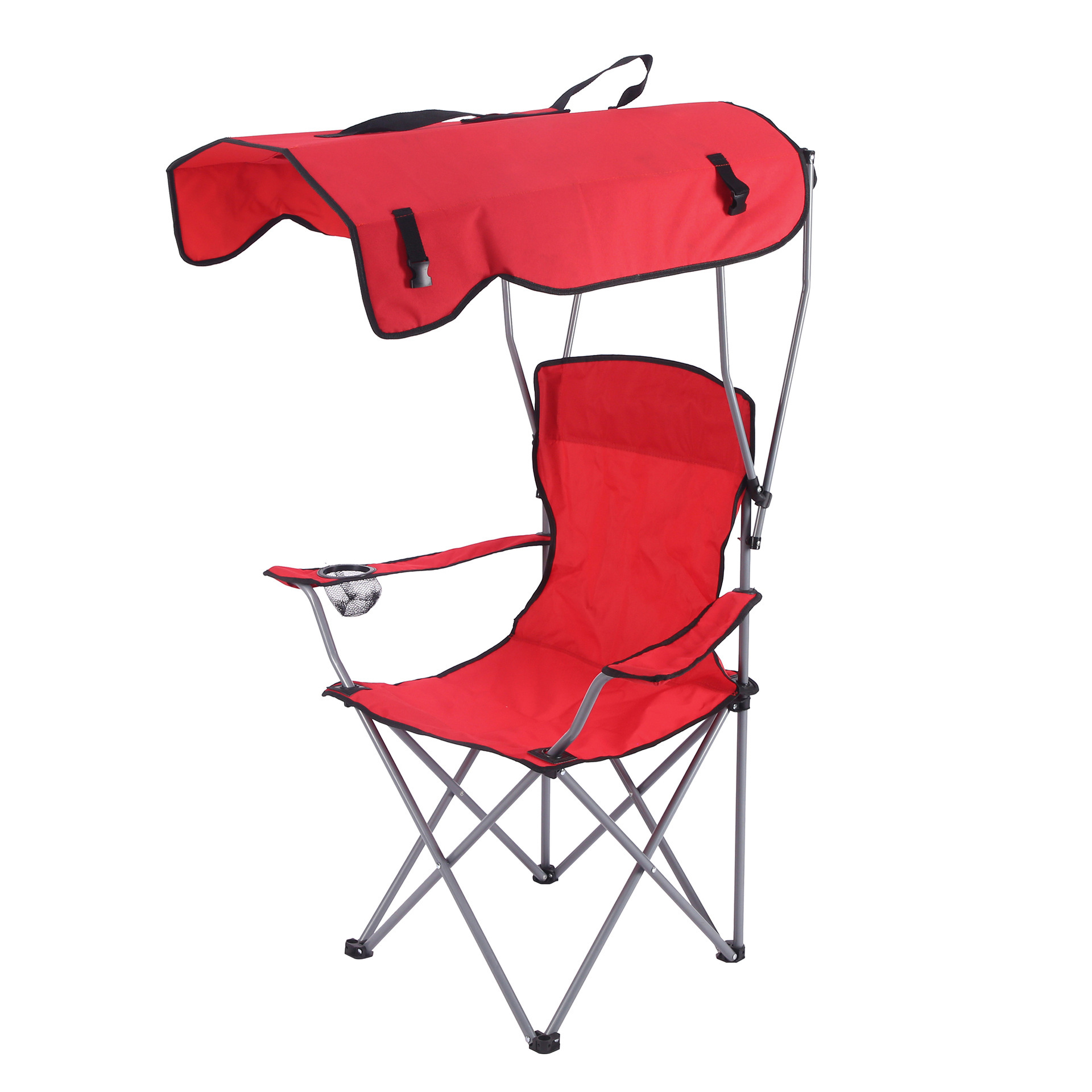 Silla plegable de sombra al aire libre transfronteriza silla de pesca silla de ocio portátil silla de respaldo doble silla de techo sillón