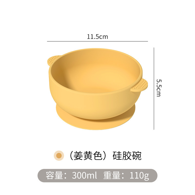 人気のベビーシリコンカタツムリ型ボウル、子供用食器、離乳食ボウル、吸盤付き食事ボウル、母子用品、シリコン両耳ボウル|undefined