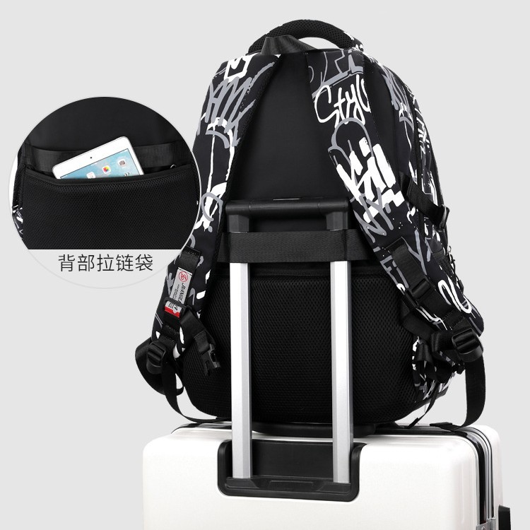 Mochila para hombre Mochila de viaje simple y de gran capacidad Ocio japonés estudiante de secundaria estudiante de secundaria estudiante universitario mochila escolar masculino