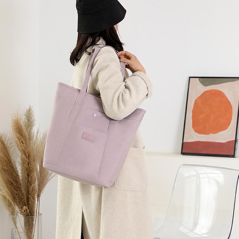 Tote bag women's new large-capacity commuter backpack multi-functional water-repellent nylon shoulder bag portable backpack_voghion.com