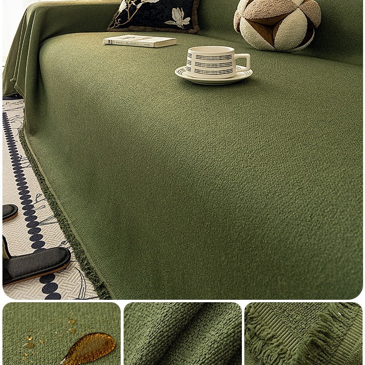 Nuevo estampado en forma de hermosura de cuatro estaciones, almohadilla de sofá de alta calidad, toalla de sofá, toalla de tela, manta de cubierta completa