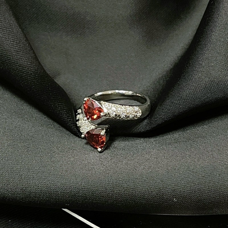 7g Weight Zircon Inlay Material Rings Classification Adjustable Ring Size 1 Piece Quantity Daily Occasion Copper Material Geometric Pattern All Seasons Season Women's Gender Inlay Design IG Style, Shiny Style Wholesale Jewelry IG Style Shiny Geometric Copper Zircon Inlay Rings 18