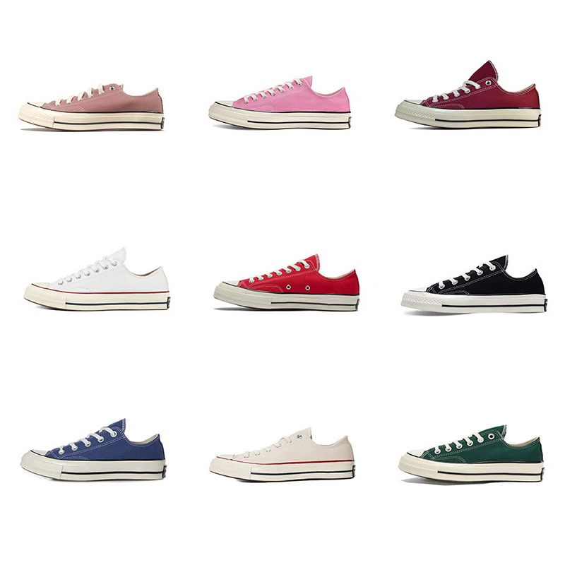 纯原美奇匡威鞋1970S帆布鞋粉色经典百搭情侣男女休闲低帮板鞋